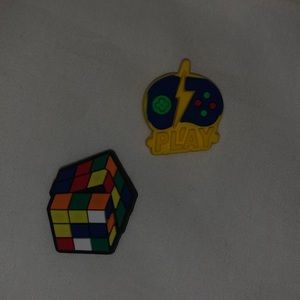 Game: Set of 2 croc charms